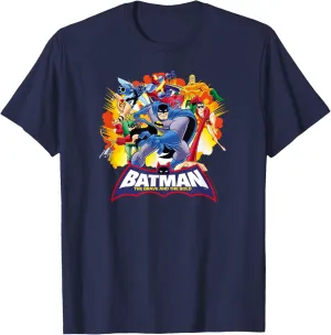 Batman: The Brave and the Bold Explosive Heroes T Shirt T-Shirt