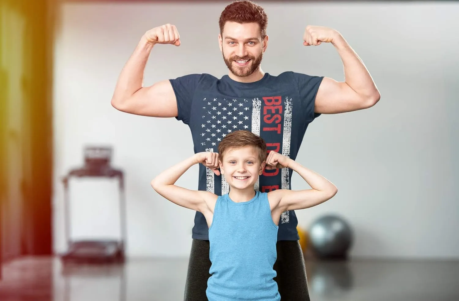 Best Dad Ever American Flag T-Shirt, Funny Sarcastic Dad T Shirt, Cute Joke Men Tshirt Gifts for Daddy