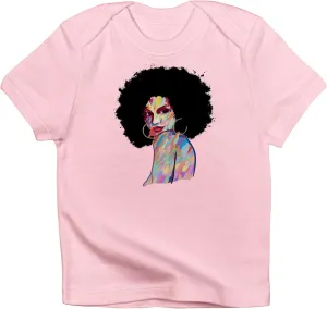 CafePress Artistic Black Woman Hand Painted African T Shirt Cute 100% Cotton Infant Graphic T-Shirt