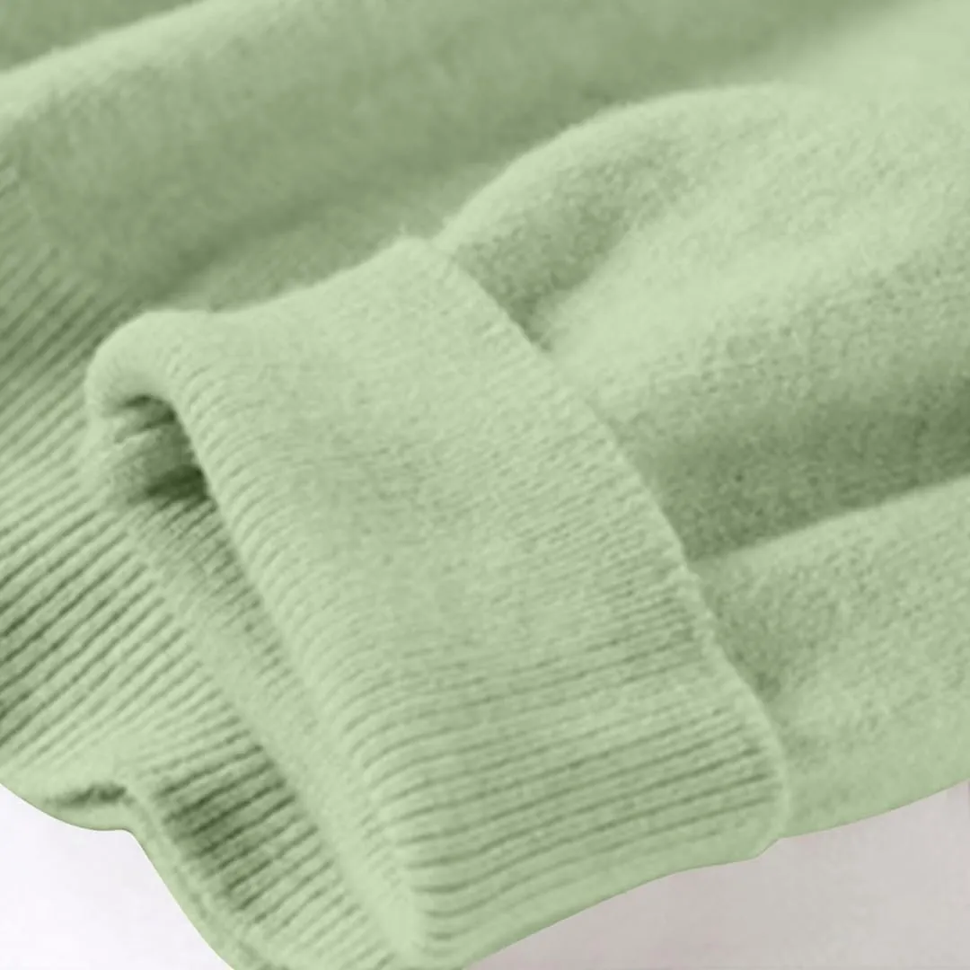 Cashmere Sweaters for Women Seamless Knit Sweater Lightweight Long Sleeve Jumper Soft Warm Wool Sweater Trendy