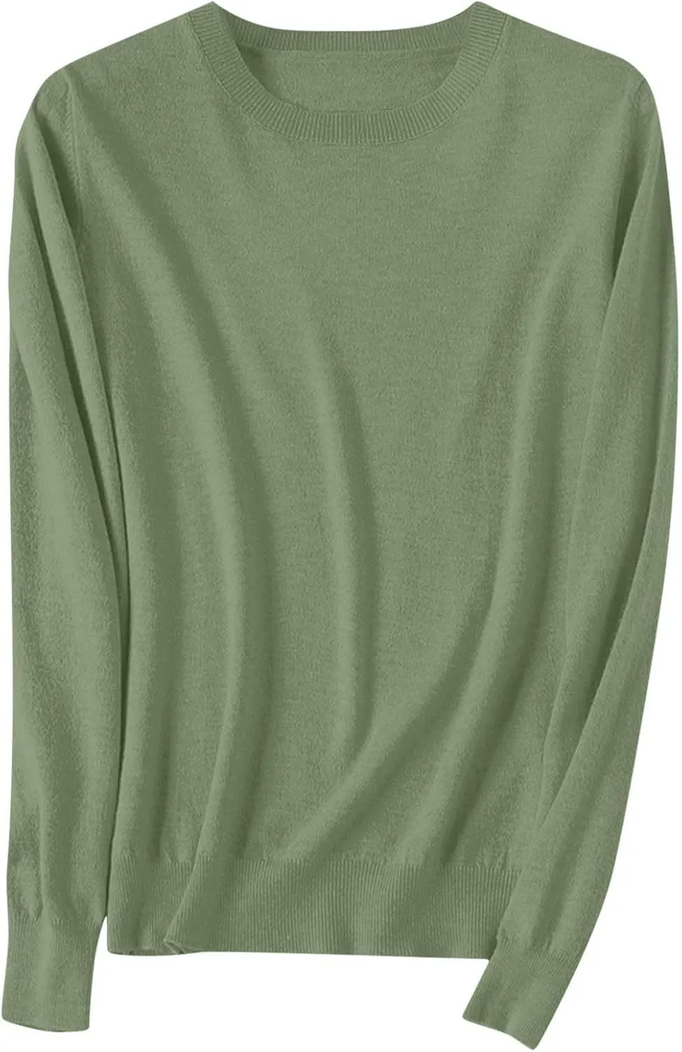 Cashmere Sweaters for Women Winter Fashion Solid Color Pullover Tops Long Sleeve Casual Crewneck Outfits