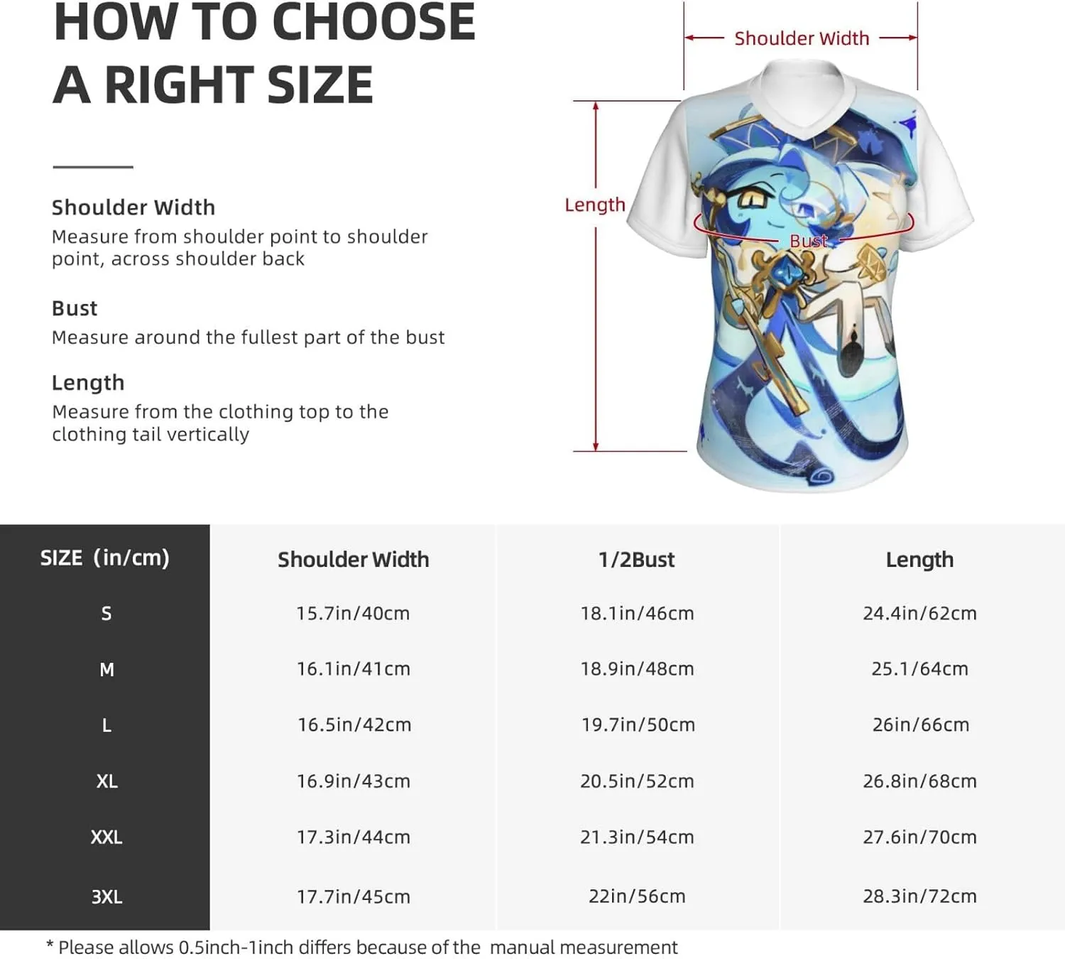 Cookie Run Kingdom T-Shirt, Women's Regular Fit V-Neck Short Sleeved T-Shirt