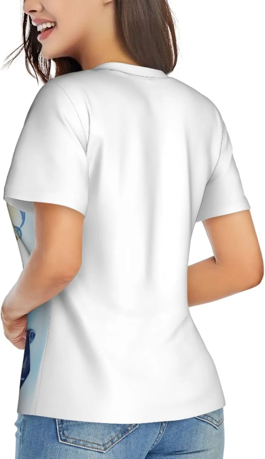 Cookie Run Kingdom T-Shirt, Women's Regular Fit V-Neck Short Sleeved T-Shirt