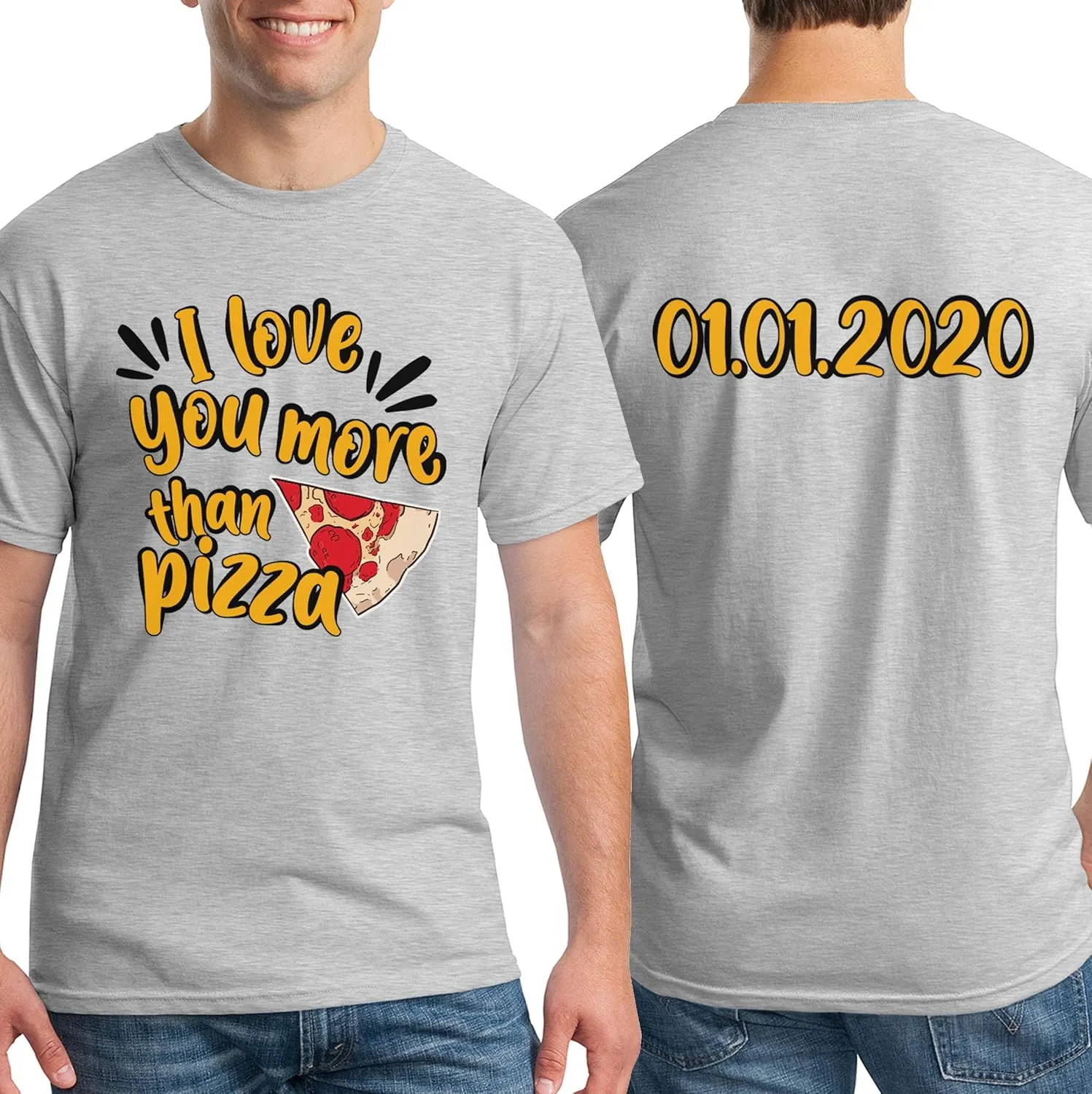 Custom T Shirt Men Women Add Your Own Design Picture Photo Text Front Back Side T-Shirt
