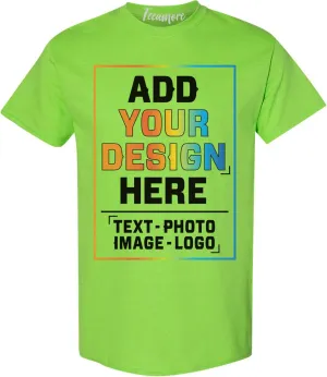 Custom T Shirt Men Women Add Your Own Design Picture Photo Text Personalized T-Shirt