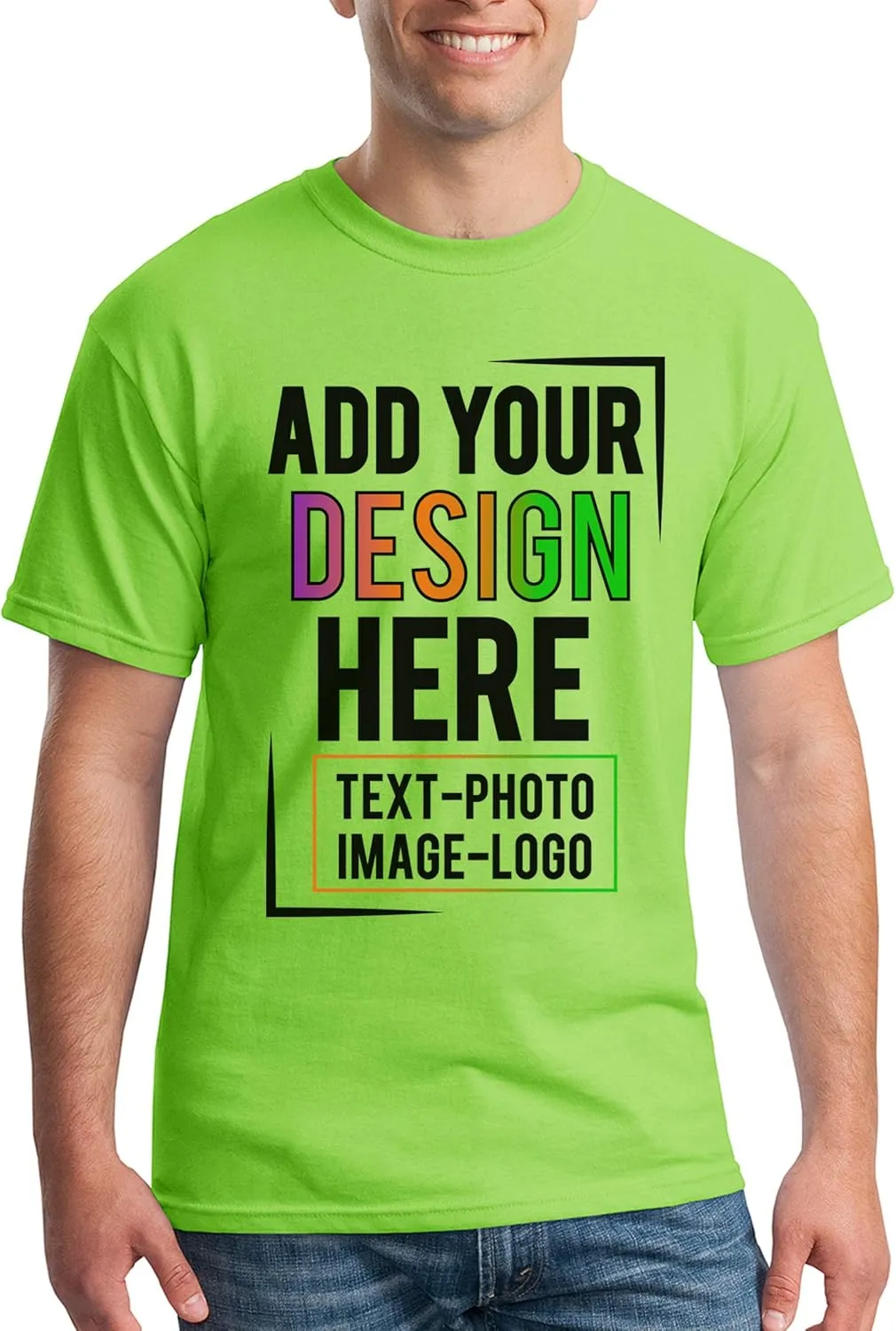 Custom T Shirt Men Women Add Your Own Design Picture Photo Text Personalized T-Shirt