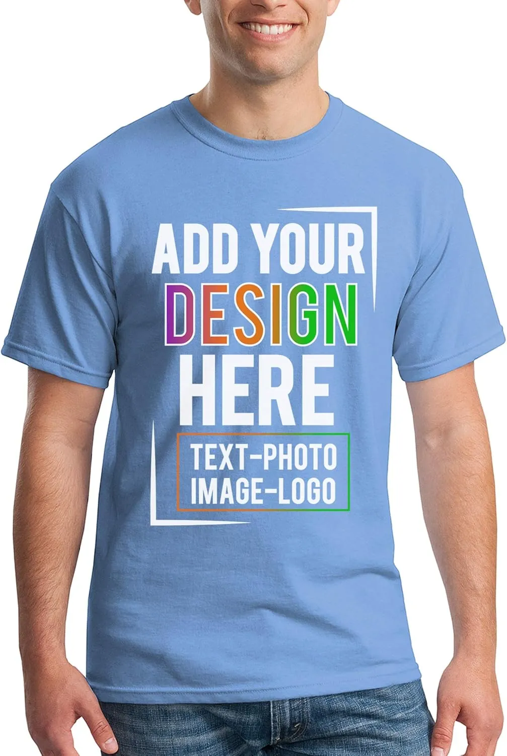 Custom T Shirt Men Women Add Your Own Design Picture Photo Text Personalized T-Shirt