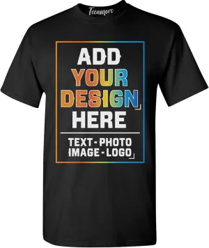Custom T Shirt Men Women Add Your Own Design Picture Photo Text Personalized T-Shirt