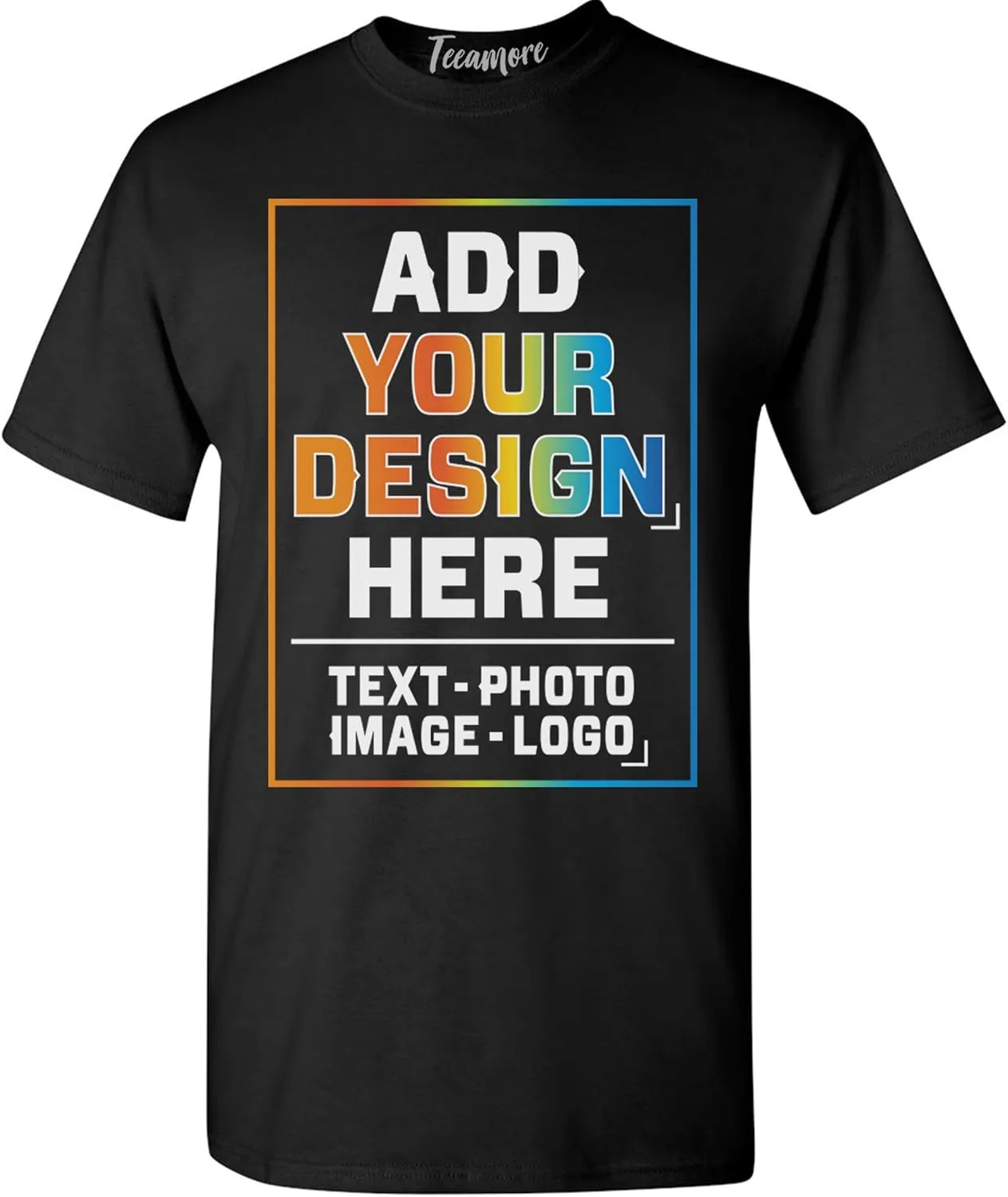 Custom T Shirt Men Women Add Your Own Design Picture Photo Text Personalized T-Shirt