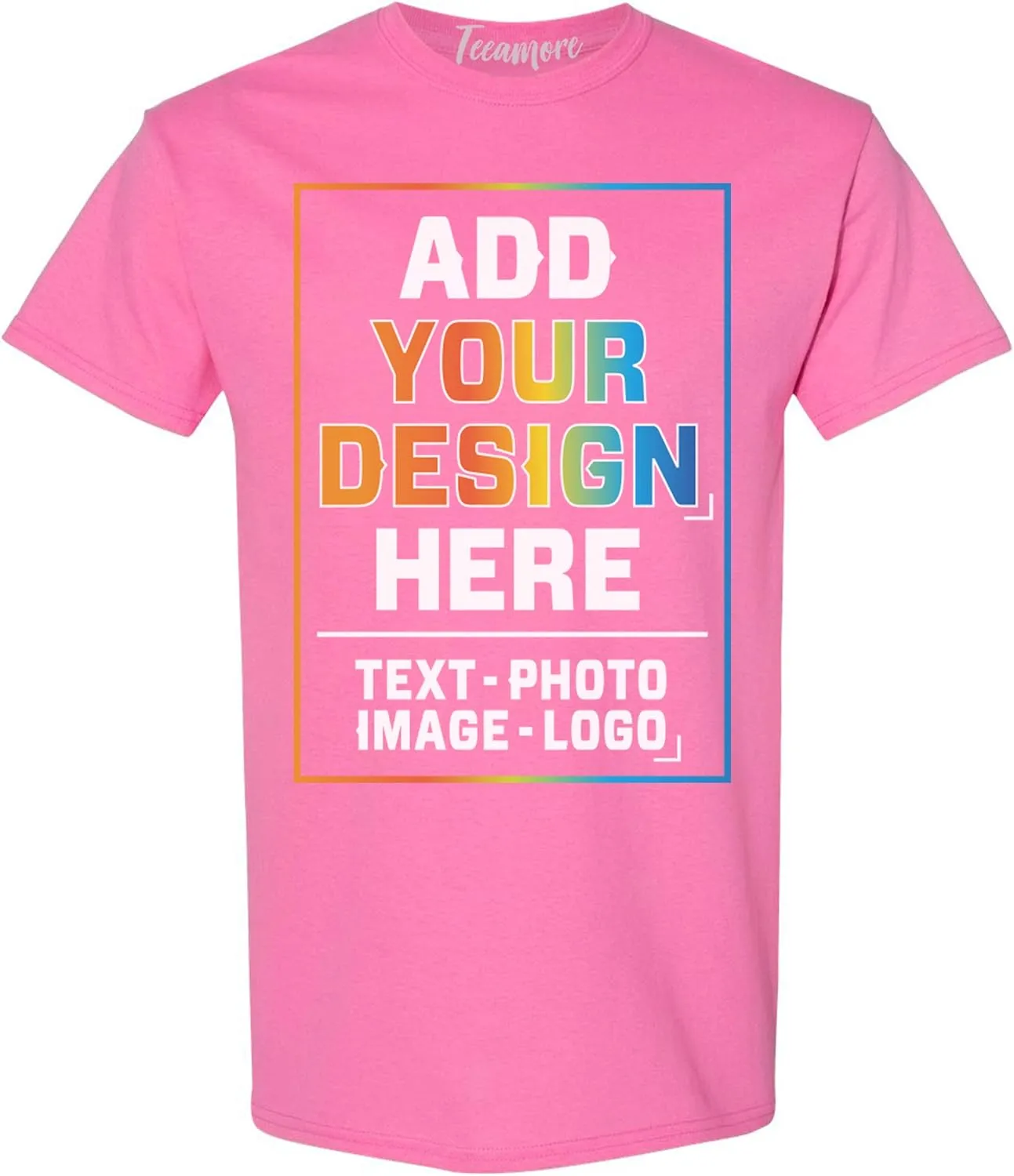 Custom T Shirt Men Women Add Your Own Design Picture Photo Text Personalized T-Shirt