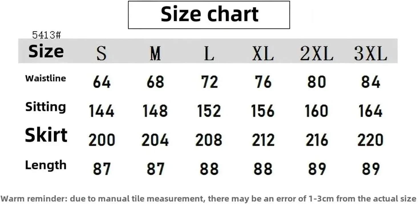 Denim Skirt for Womens Vintage High-Waisted Pleated Slim-Fit Medium-Length Umbrella Jean Skirt
