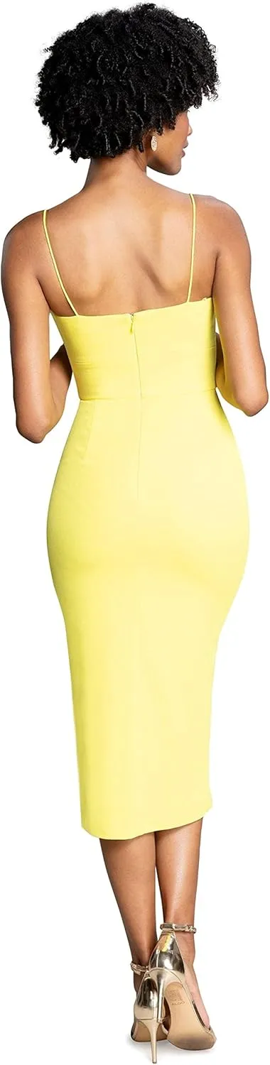 Dress the Population Women's Alana Bodycon Midi Dress