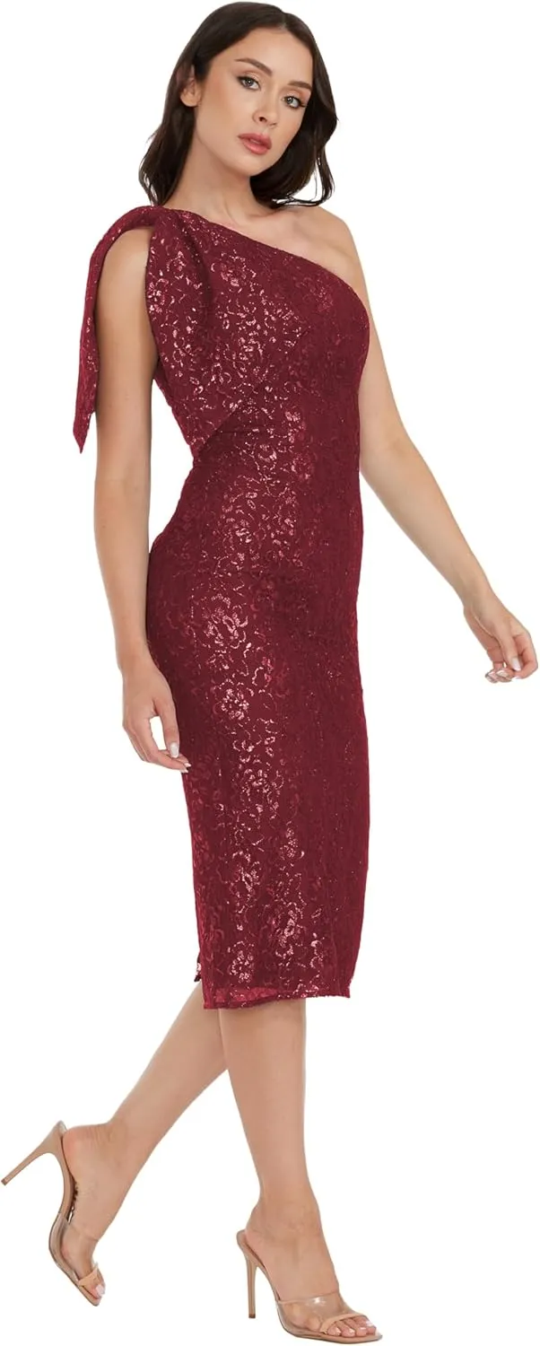 Dress the Population Women's Tiffany Bodycon Midi Dress