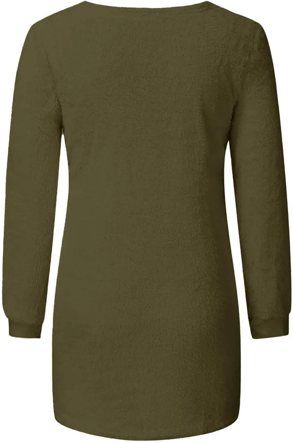Fluffy Fuzzy Sweater for Women Casual Crewneck Loose Long Sleeve Pullover Tops Winter Warm Baggy Jumper Sweaters