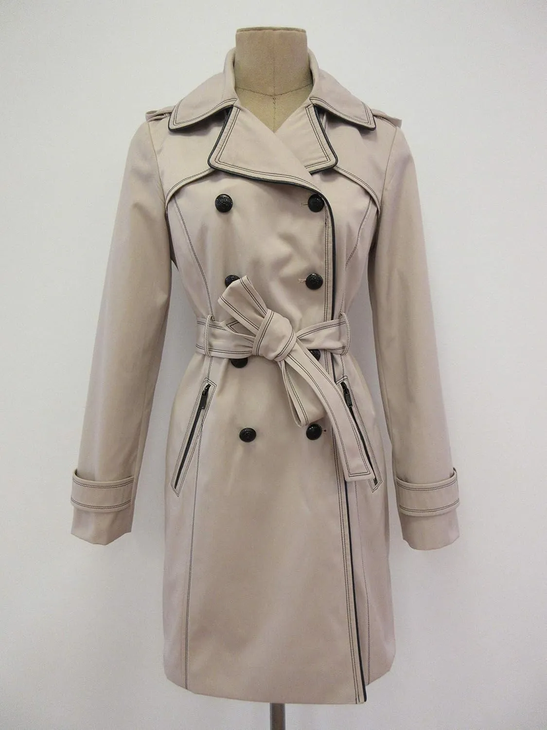 GUESS Women's Double Breasted Trenchcoat