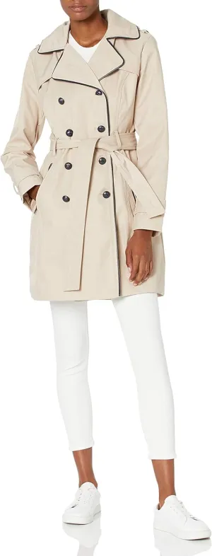 GUESS Women's Double Breasted Trenchcoat