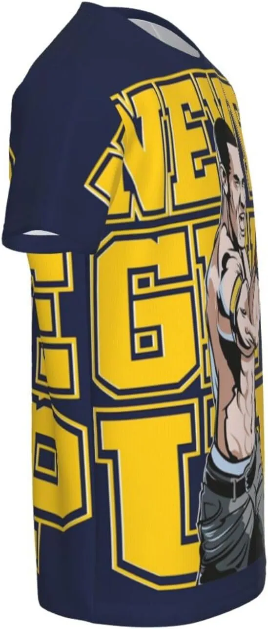 John Wrestler Cena T-Shirt Teen Boy Girl 3D Printing Short-Sleeved T-Shirt Fashion Youth Shirt