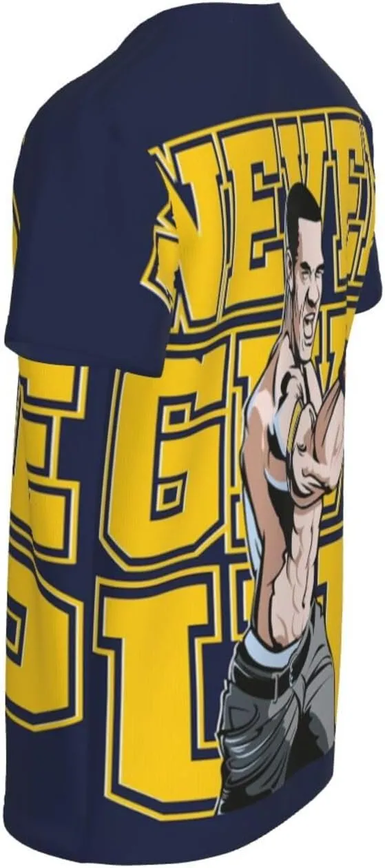 John Wrestler Cena T-Shirt Teen Boy Girl 3D Printing Short-Sleeved T-Shirt Fashion Youth Shirt