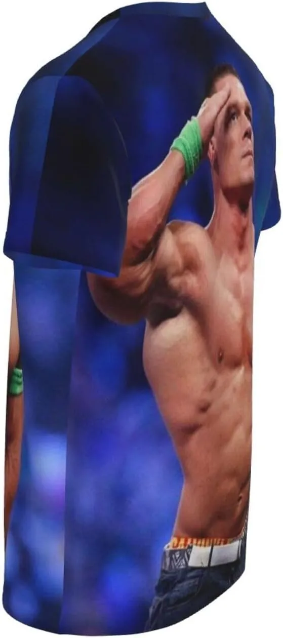 John Wrestler Cena T-Shirt Teen Boy Girl 3D Printing Short-Sleeved T-Shirt Fashion Youth Shirt