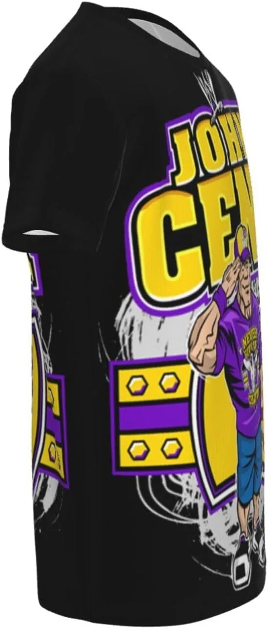 John Wrestler Cena T-Shirt Teen Boy Girl 3D Printing Short-Sleeved T-Shirt Fashion Youth Shirt