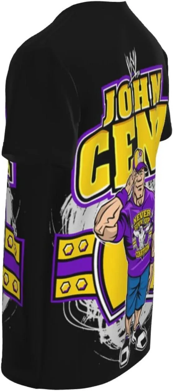 John Wrestler Cena T-Shirt Teen Boy Girl 3D Printing Short-Sleeved T-Shirt Fashion Youth Shirt