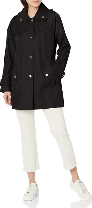LONDON FOG Women's Double Collar Raincoat