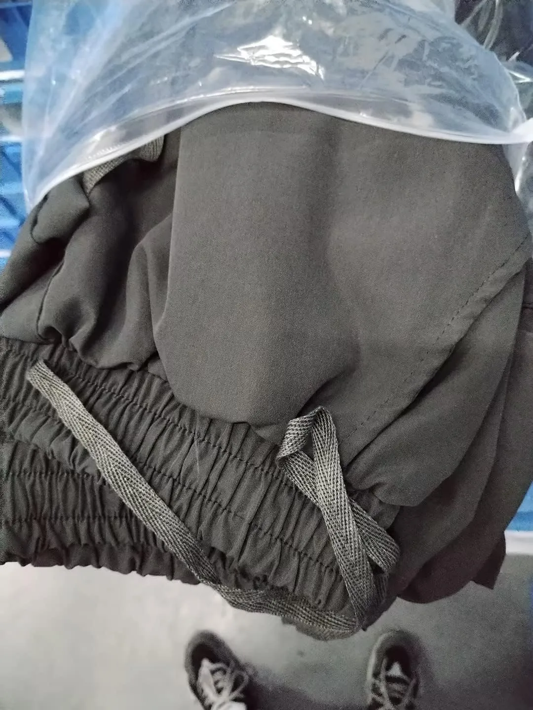 Men Cargo Sweatpants Loose Casual Work Pants Joggers Open Bottom Drawstring Cargos Athletic Cotton Straight Sweat Pant