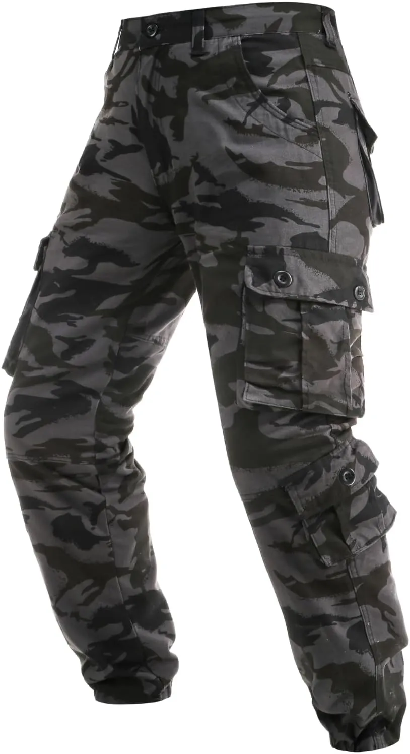 Men's Camouflage Sweat Trailcrest Pants Tactical Apparel Cargo Pant Sports Style