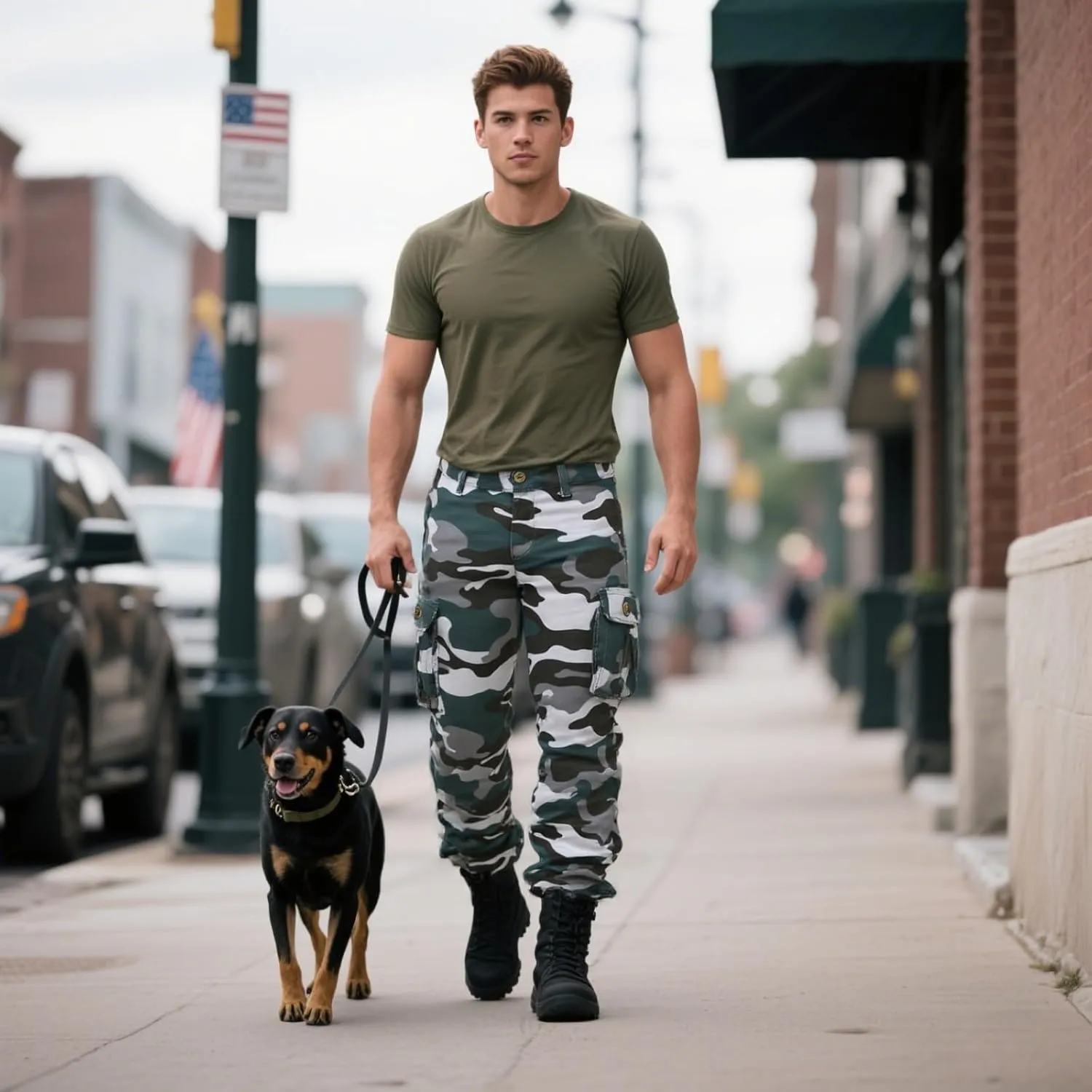 Men's Camouflage Sweat Trailcrest Pants Tactical Apparel Cargo Pant Sports Style