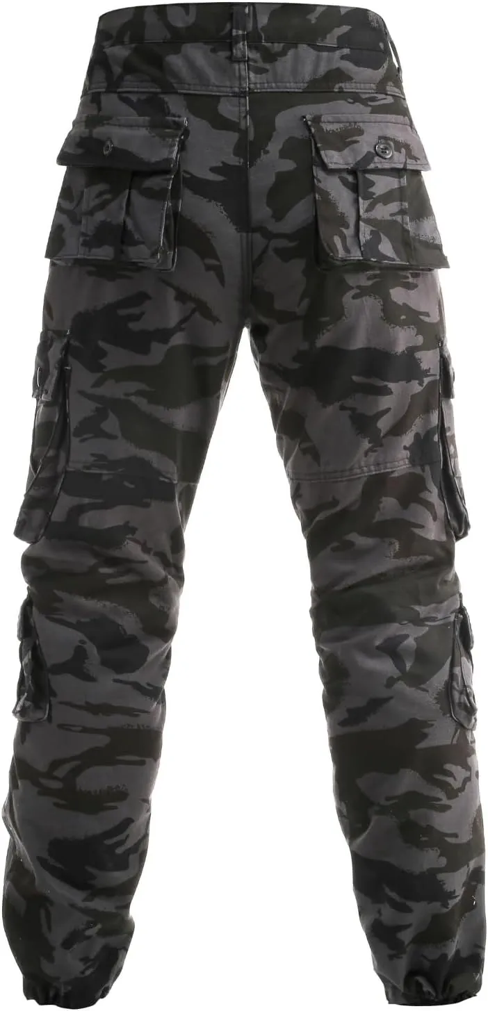 Men's Camouflage Sweat Trailcrest Pants Tactical Apparel Cargo Pant Sports Style