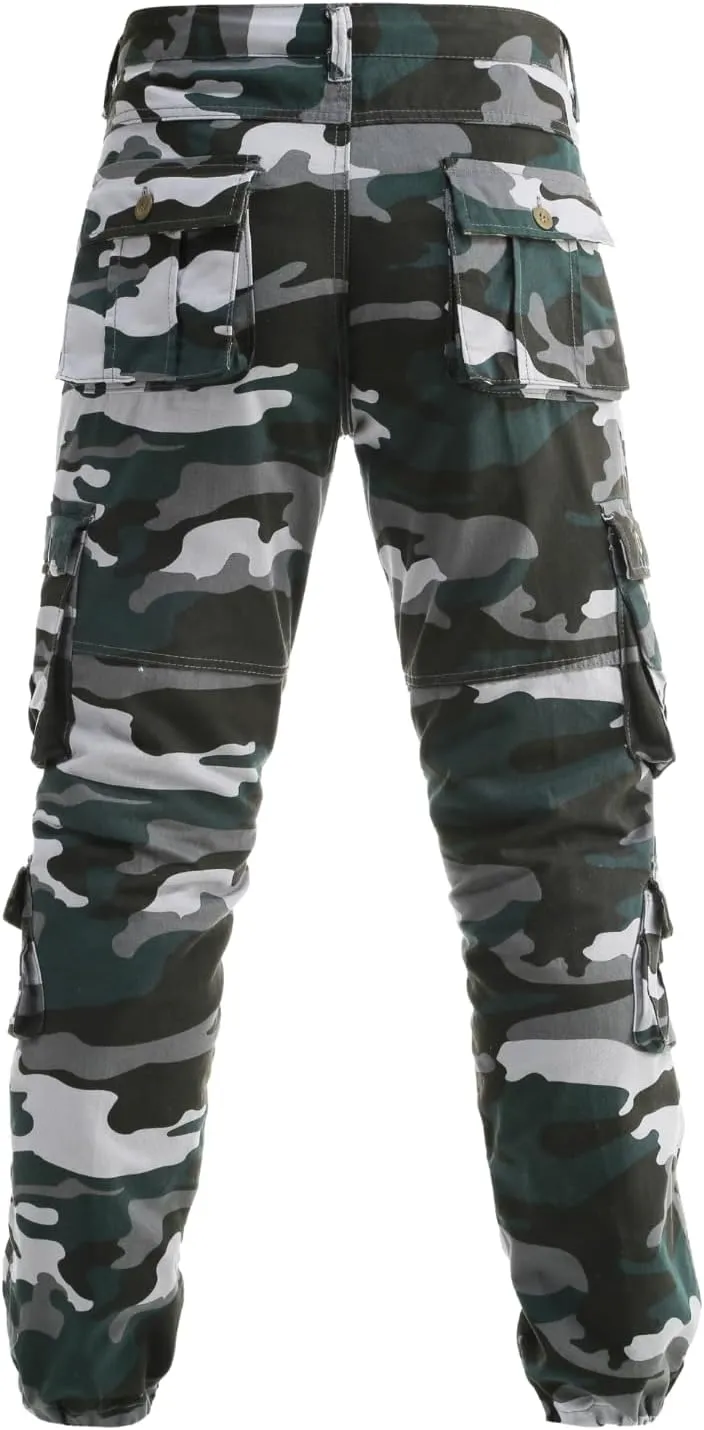 Men's Camouflage Sweat Trailcrest Pants Tactical Apparel Cargo Pant Sports Style