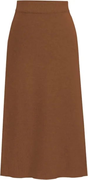 OMZIN Women's Winter High Waist Slim Knitted Thick Wool Hip Skirt Mid-Length Short Skirt