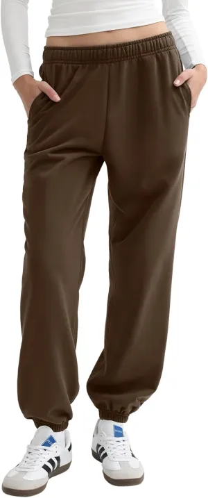 PUMIEY Women's Sweatpants High Waisted Baggy Sweat Pants Workout Casual Joggers Pants Airy Collection