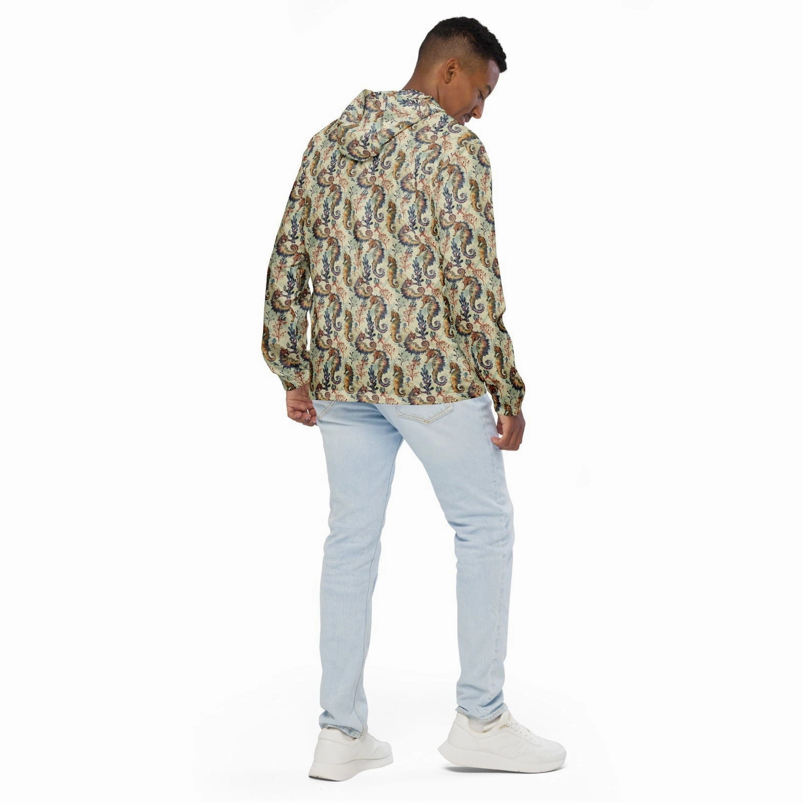 Seahorse Haven Men’s windbreaker