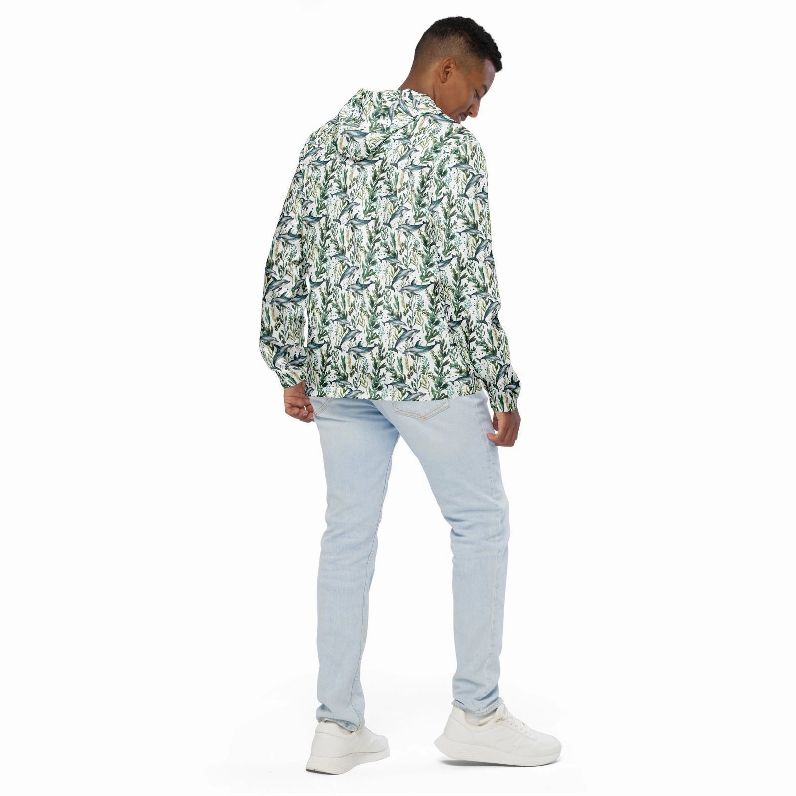 Seascape Dolphin Men’s windbreaker
