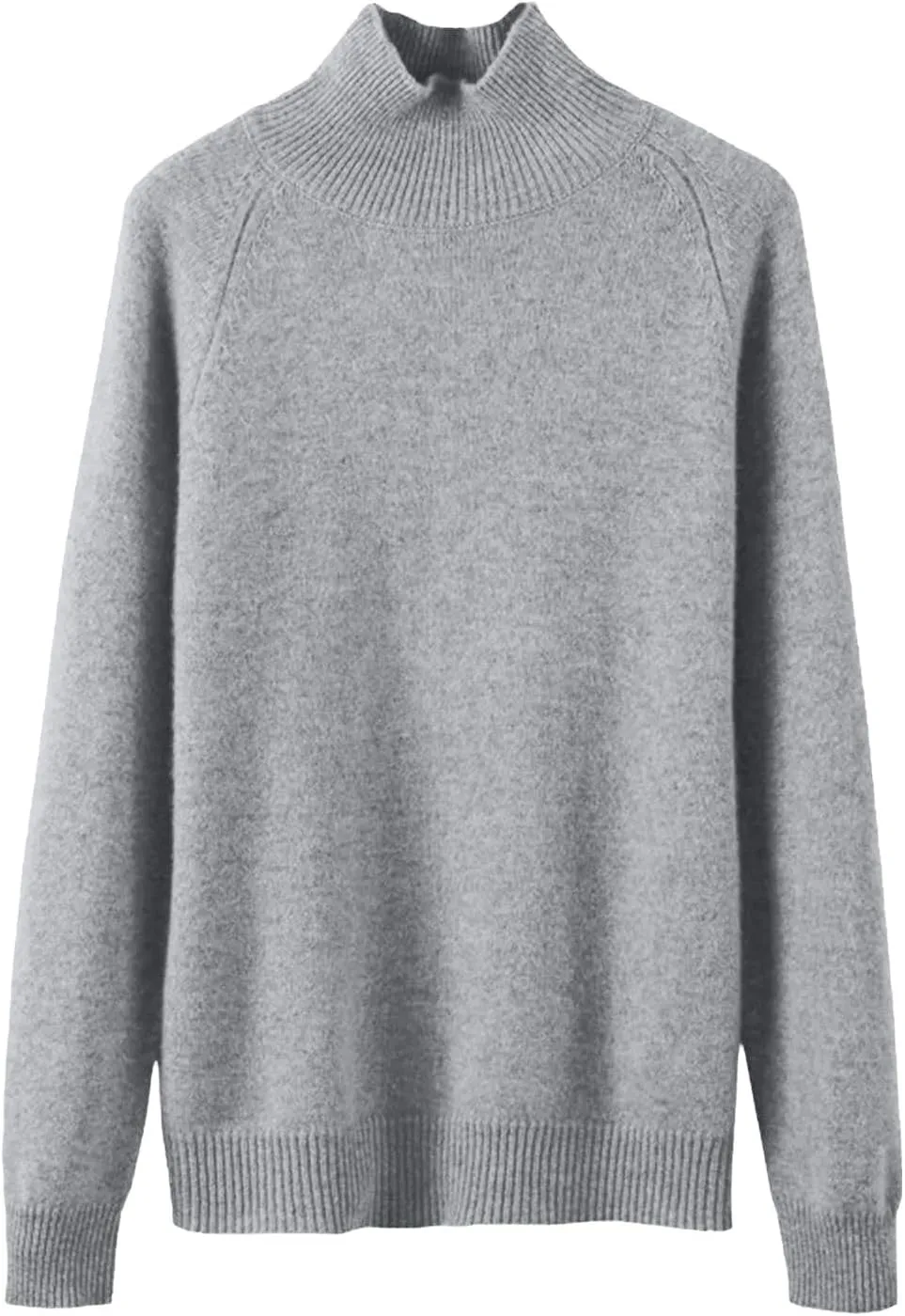 SERYU Cashmere Turtleneck Sweater for Women Comfort Pullover Tops Casual Turtleneck Long Sleeve Wool Sweater