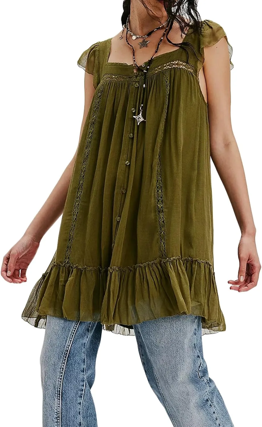 Slip Lace Mini Dress for Women Y2k Sleevelss Backless Flowy Short Tunic Dress Lingerie Nightgown Going Out Dresses
