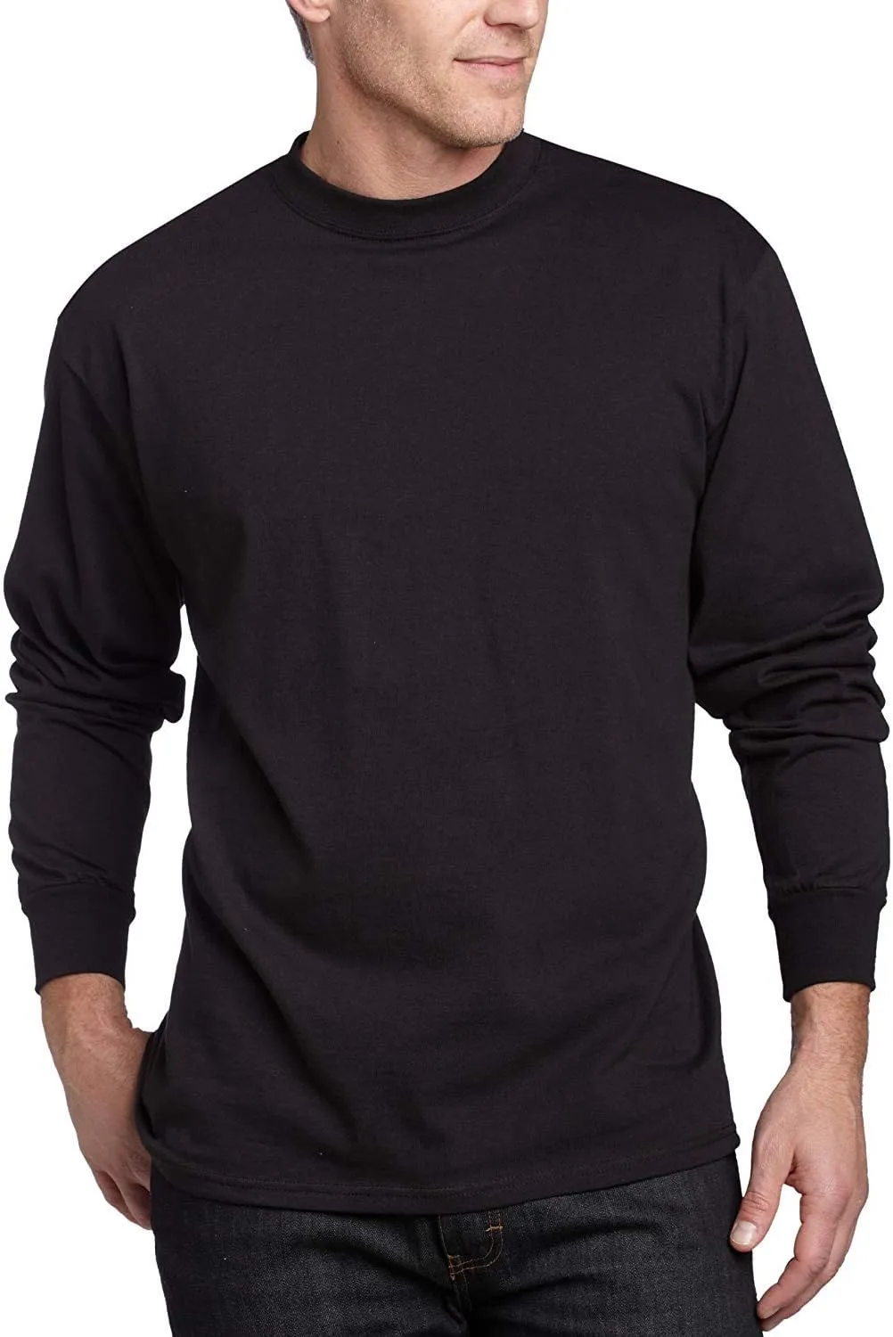 Soffe Men's Long-Sleeve Cotton T-Shirt