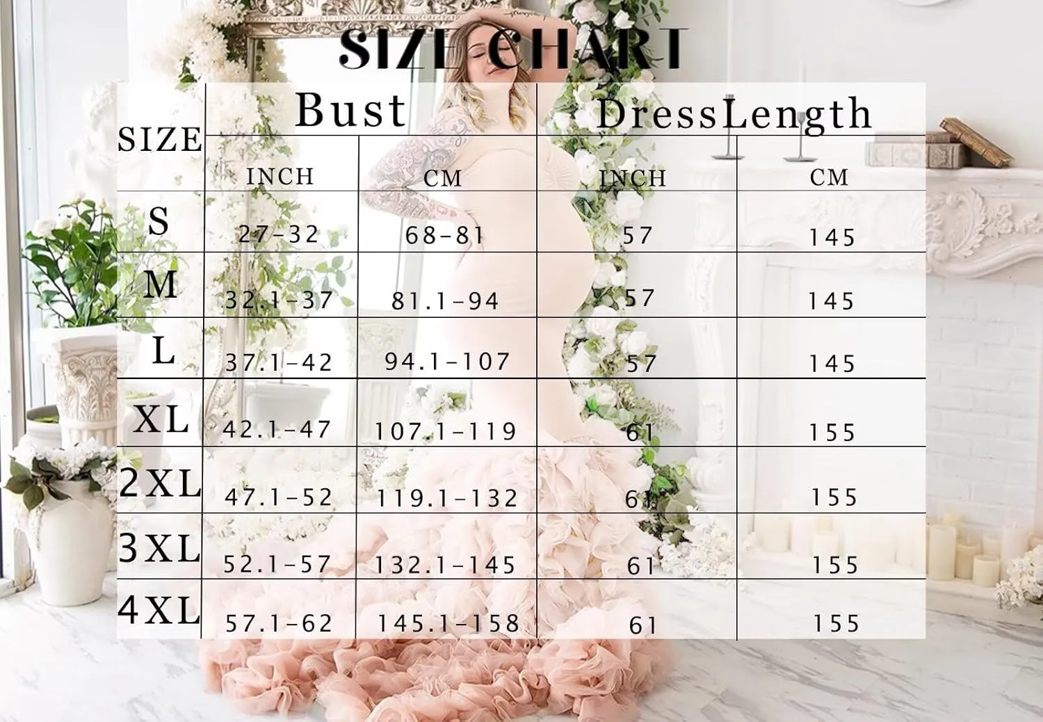 Stretchy Tight Maternity Dresses Pregnancy Gown for Photoshoot Strapless Ruffles Robe for Women Pregnant