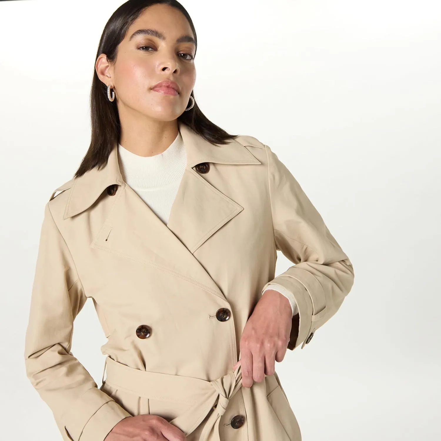 The Drop Women's Emilia Elongated Trench