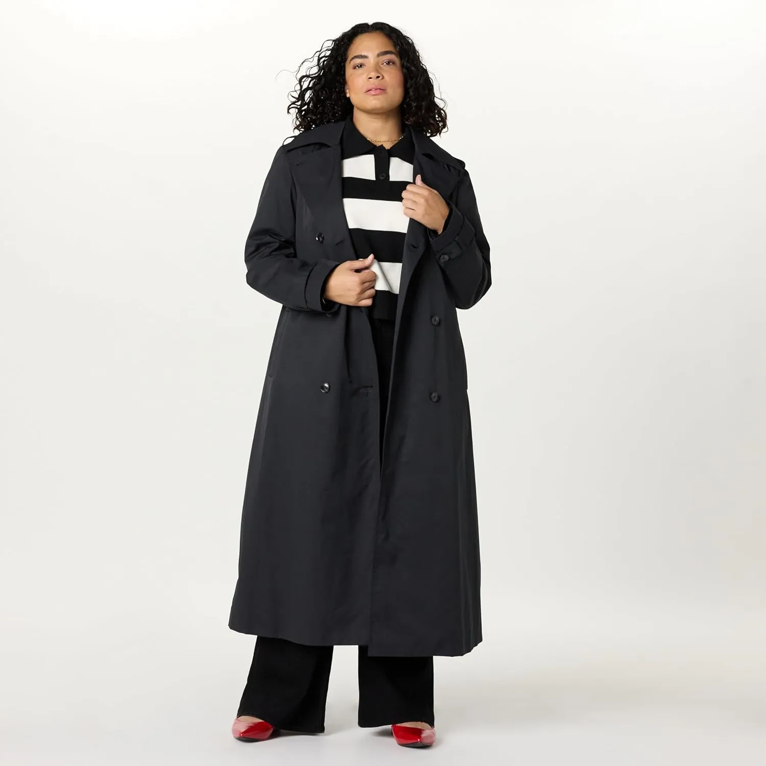 The Drop Women's Emilia Elongated Trench