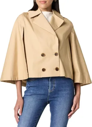 The Drop Women's Standard Hayes Cropped Trench