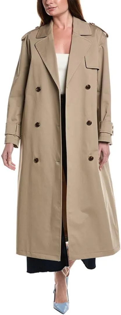 Theory Women's Oversized Double-Breasted Trenchcoat