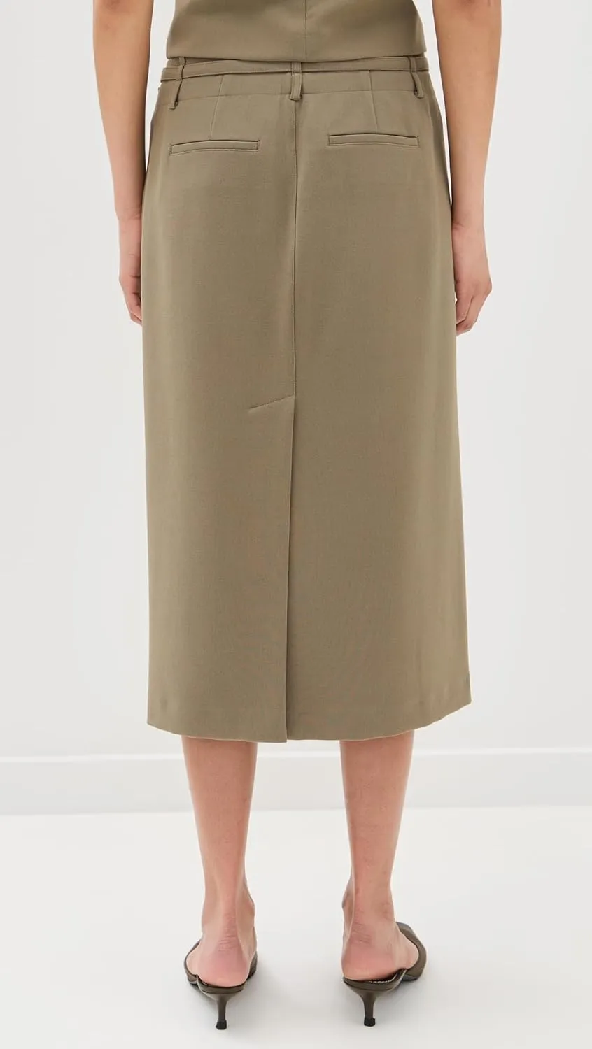 Vince Women's Belted Pencil Skirt