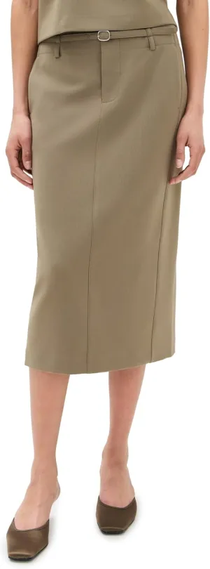 Vince Women's Belted Pencil Skirt