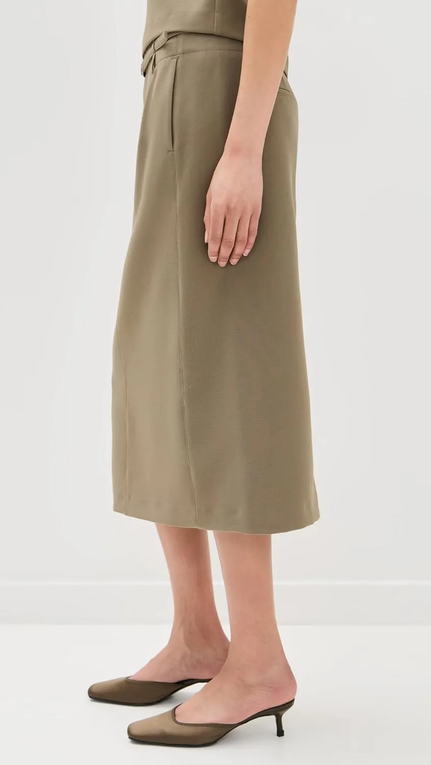 Vince Women's Belted Pencil Skirt