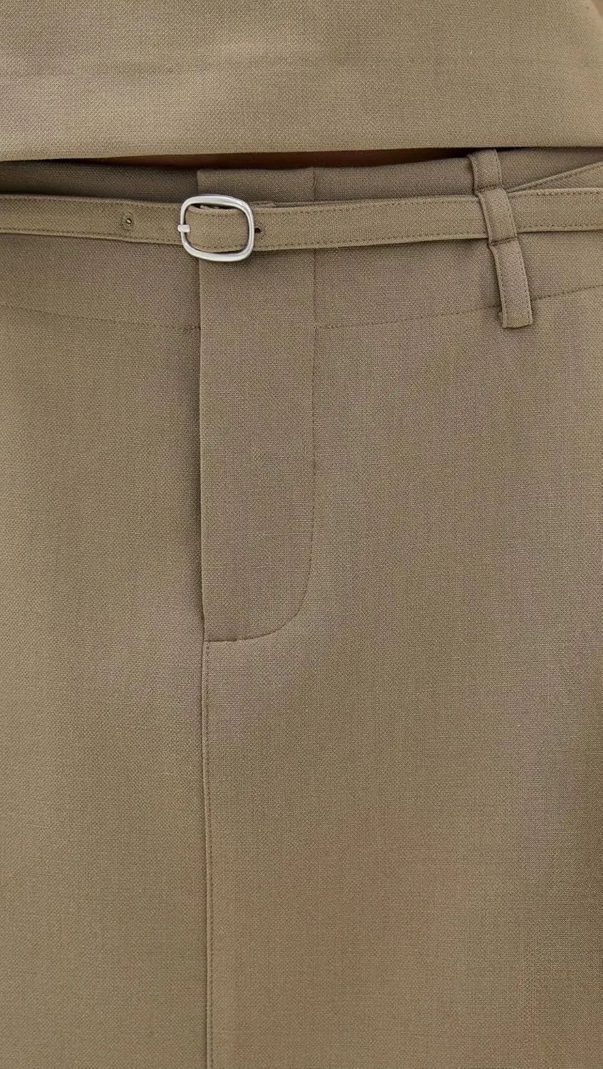 Vince Women's Belted Pencil Skirt