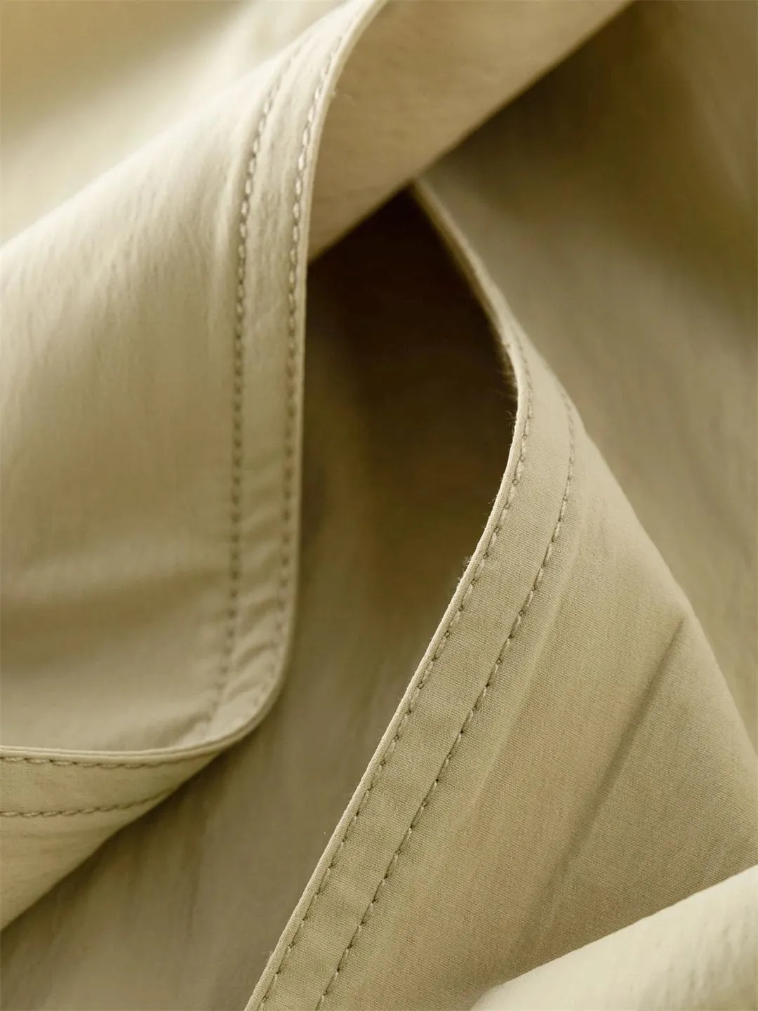 Women Medium Length British Style Trench Coat Design Coat