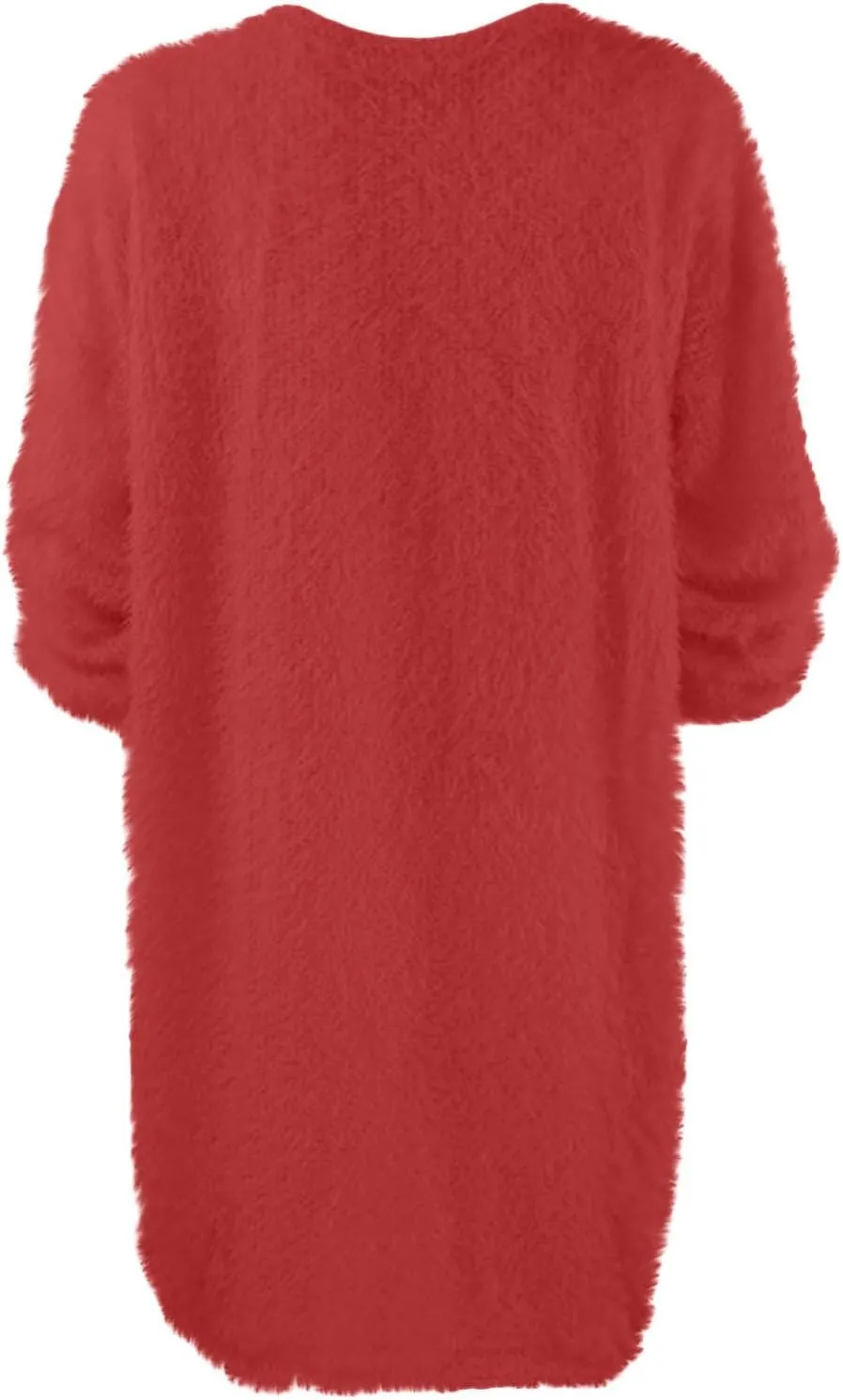 Women Sweater Dress Fuzzy Slouchy Oversized Long Sweaters Casual Loose Long Sleeve Crewneck Tunic Sweatshirt Dress