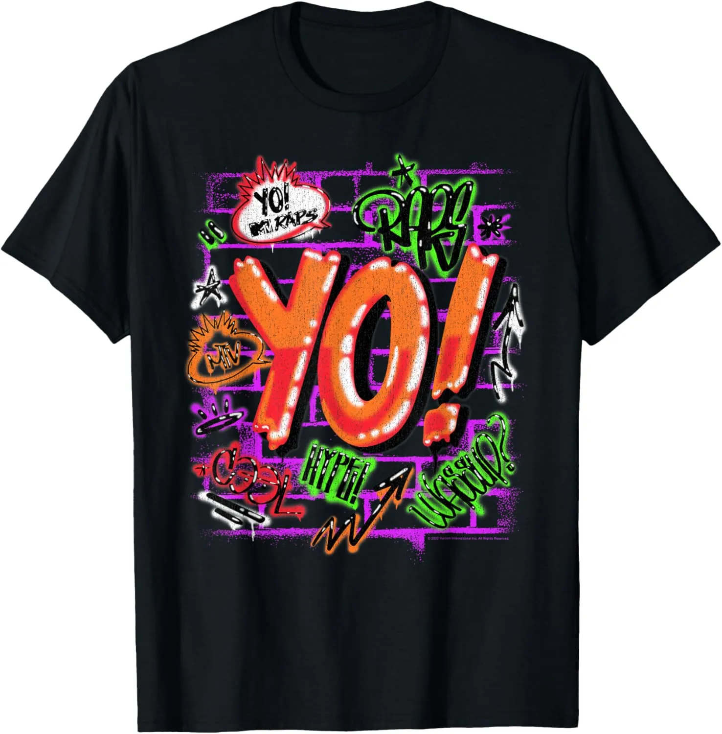 Yo! MTV Raps Graffiti T-Shirt